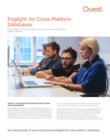 Foglight Solutions for Cross-Platform Database Performance Management