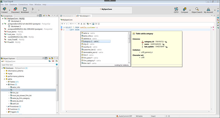 SQL Worksheet