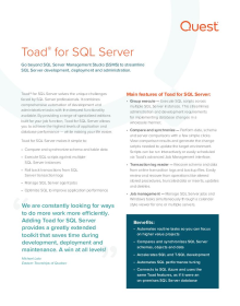 Toad for SQL Server